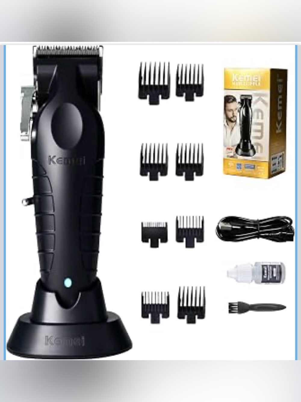 Hair Clippers Zero Gapped Cutting Kit
T Blade Barber Clipper